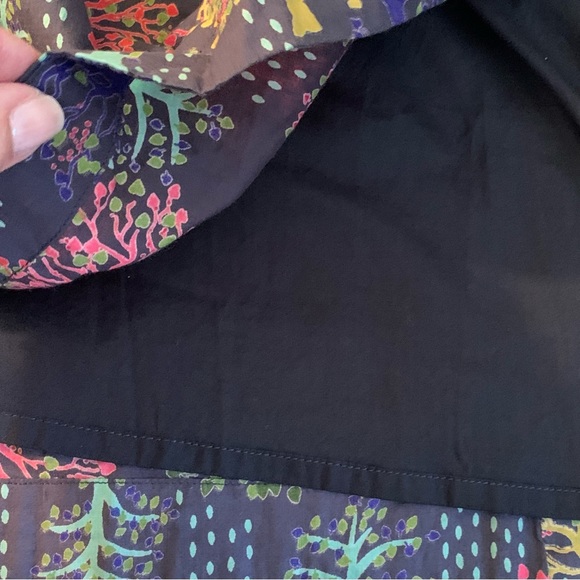 EMILY & FIN. Dress w/ tree prints in different colors. Cotton fit & flar… - Picture 11 of 11